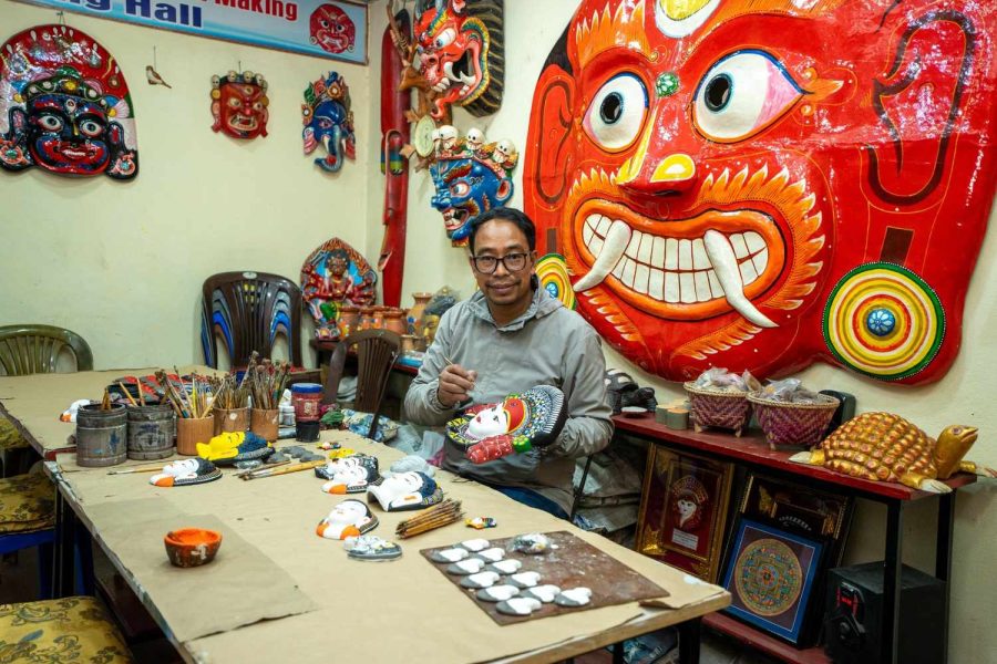 The Art of Mask Making at Thimi