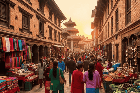Heritage Walk in Kathmandu